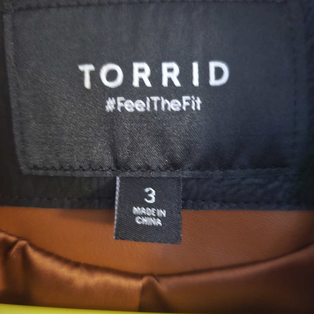 Torrid Women's Tan Moto Jacket - Picture 3 of 6